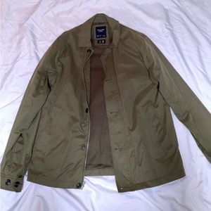 Abercrombie & Fitch Olive Green Jacket - Size L - EUC Excellent Used Condition